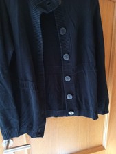 Longstrick Jacke schwarz Gr. XL von Cecil