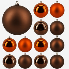 24 Weihnachtskugeln Outdoor Christbaumkugeln für Draußen Kugeln Ø10cm Wählbar