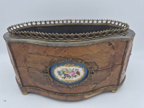 Antike jardiniere holz - jardiniere,