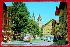 alte Postkarte 1950er J. VW BUS T1 Samba Split Camper Van beetle Käfer Ovali AK9