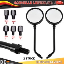 2 Stück Rund Motorrad Spiegel
