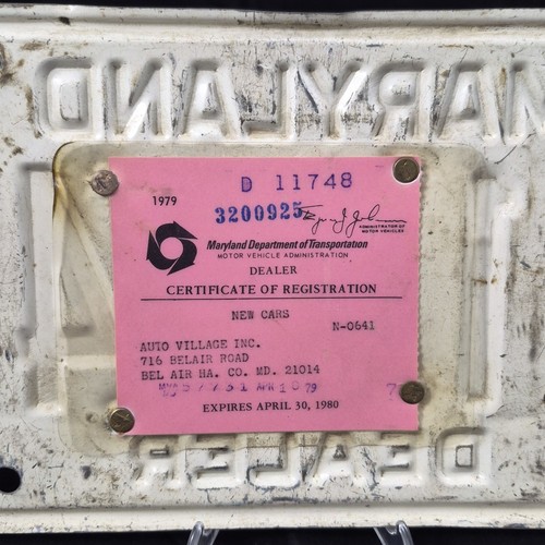 1970 dealer zertifikat - dealer,