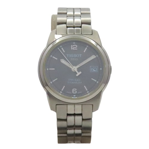Tissot pr100 quartz watch - quartz, gray