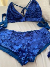 Reina & Rocco Märchenhaft schöne Sexy Bikini mit Pailletten bestickt Gr. M