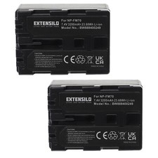 2x Akku für Sony DCR-PC120E DCR-PC115 DCR-PC120BT DCR-PC330 DCR-PC9 3200mAh 7,4V
