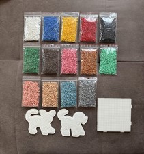 Hama Midi Bügelperlen Set mit 7000 Hama Perlen und 3 Steckplatten