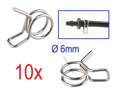 10 Stück Ø 6mm Schlauchklemme 6mm Schlauch Klemme 6mm