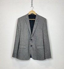 Versace Collection Einreiher Zweiknopf Blazer Sakko Herren Gr.52 Grau