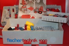 Fischertechnik Box 1000 mit 7 Sortierwannen  und  Inhalt Siehe Bilder