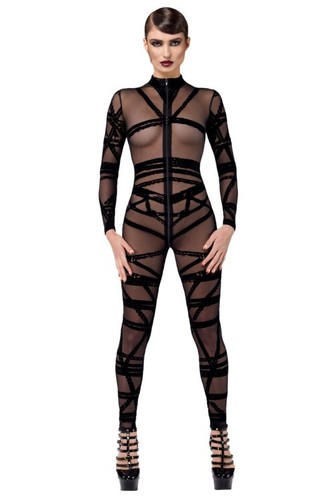 Wetllok catsuit damen - wetllok, schwarz