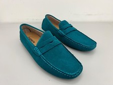 Schuhe Penny Loafer Türkis
