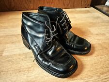 Halbschuhe schwarz Echt- Leder schwarz Jan Baran Gr. 4 (36,5) Damen