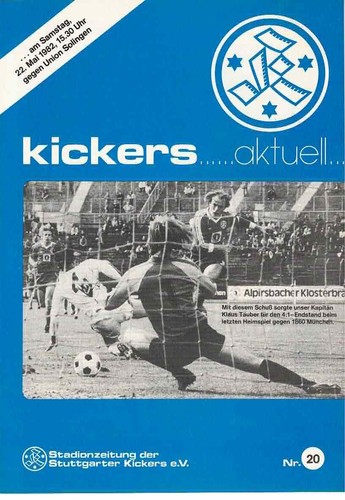 Fussball programmheft 81 - , 81/82