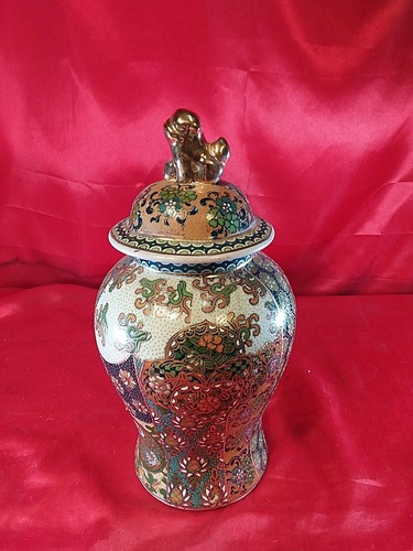 Alte chinesische deckelvase - alte,