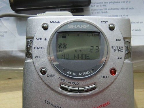 Mini disc recorder - recorder, md
