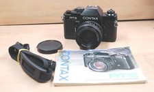 Contax RTS, Planar 1,4/50 mm, Bed.-Anl., serviced, neu beledert, Top-Zustand !