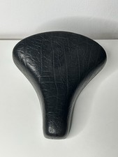 Vintage Fahrradsattel Schwarz Retro Sattel Universal 20 cm Breite