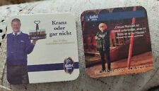 2 alte Bierdeckel Gaffel