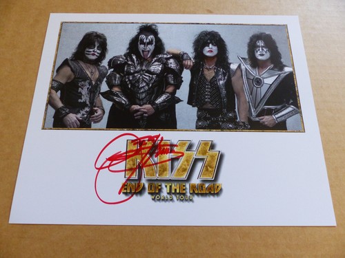 Kiss gene simmons - gene, signed