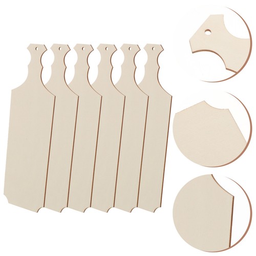 6pcs hölzernen einfaches - hölzernen,