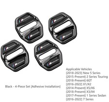 4 X M Performance Car Door Lock Cover To Fit BMW M2 M3 M4 M5 Car Accessories *