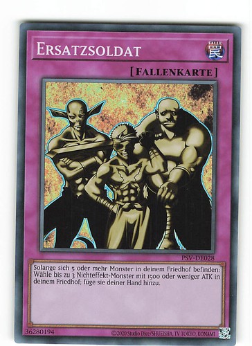 Yugioh ersatzsoldat psv g028 - ersatzsoldat, psv-g028