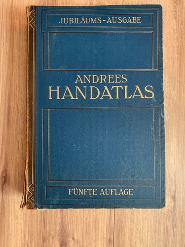 Andrees handatlas auflage - handatlas, 5.