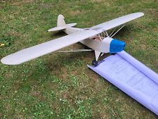 Rarität aus Konvolut! Hauck Modellbau Piper J3 Cub 1:10 mit Bauplan und Servos