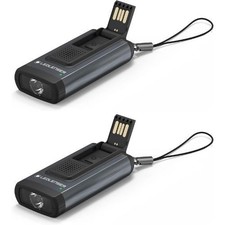 Ledlenser K6R Safety 4GB Schlüsselbundleuchte 400lm Taschenlampe mit Alarm [2ER]