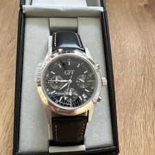 GFF Herren Chronograph schwarz/ silber in OVP