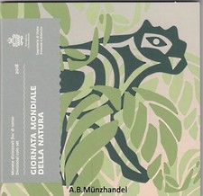 San Marino 2018 Kursmünzensatz mit 5 Euro silber Weltnaturtag