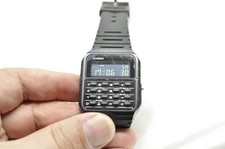 Casio CA - 53W Vintage - Retro Quartz Digitaluhr, schwarz Taschenrechner