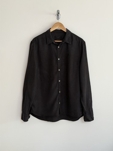 Allsaints leinenmischung hemd - allsaints,