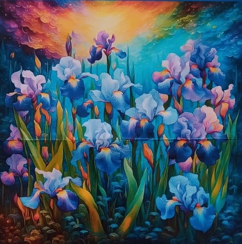 Kreuzstich kreativ set 40x40cm - kreuzstich,