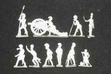 Zinnfiguren, Flachfiguren,  Baden 1809/15, Reitende Artillerie, , Blank!