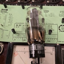 E-Röhre RCA Ates 6L6G Tube über 80 mA End-Pentode geprüft auf Funke W19 BL-2563