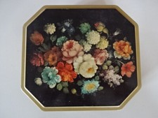 Blechdose zum Sammeln / 1992 - Trumpf Pralinen / Blumen Motiv