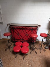 Alter Bar Thresen mit Hocker