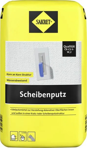 Sakret scheibenputz sack - scheibenputz, 25