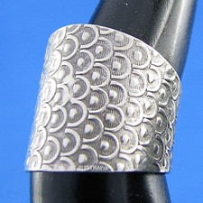 925 Silber Ring Pfauenmuster