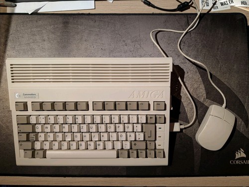 Amiga 600hd with - amiga, m-tec