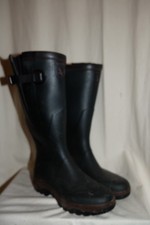 AIGLE hohe Gummistiefel Boots aus Naturkautschuk PARCOURS bronze grün 42