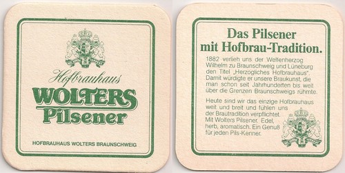 Wolters pilsener braunschweig - pilsener,,