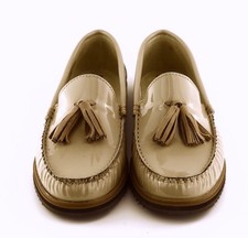 Mokassin aus Lacklederimitat Gr. 41 Camel Schuhe RPW