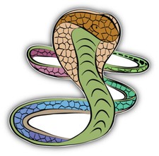 Car Sticker Cobra Snake Animal