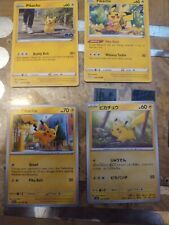 4 Stück Pikachu Pokemon Karte