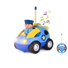 RC ferngesteuertes Mini Polizei Fahrzeug, Auto m. Fernsteuerung f. Kinder, Sound