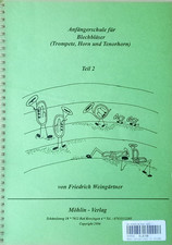 Friedrich Weingärtner-Anfängerschule f. Trompete/Horn/Tenorhorn-Teil 2-Nr. 8068
