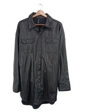 AMISU Kunstlederjacke Damen Jacke Gr. DE 42 schwarz Casual-Look