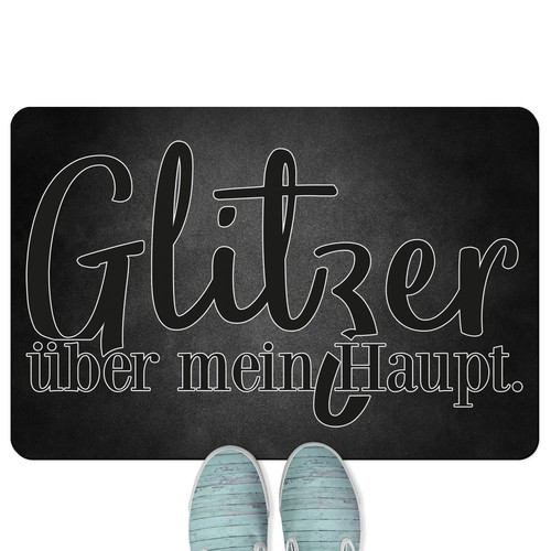 Glitzer über mein - , haupt